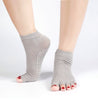 Non Slip Massage Fitness Half Toe Socks