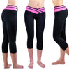 Waistband Capri Leggings Fitness Pants