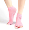 Non Slip Massage Fitness Half Toe Socks