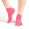 Non Slip Massage Fitness Half Toe Socks