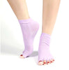 Non Slip Massage Fitness Half Toe Socks